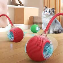 1 Set Mainan Bola Bergulir Interaktif Berdasarkan Gravitasi, Mainan Kucing Elektrik Otomatis, Bola Pintar untuk Menghilangkan Kebosanan Kucing, Warna Acak - MultiWarna - View 4