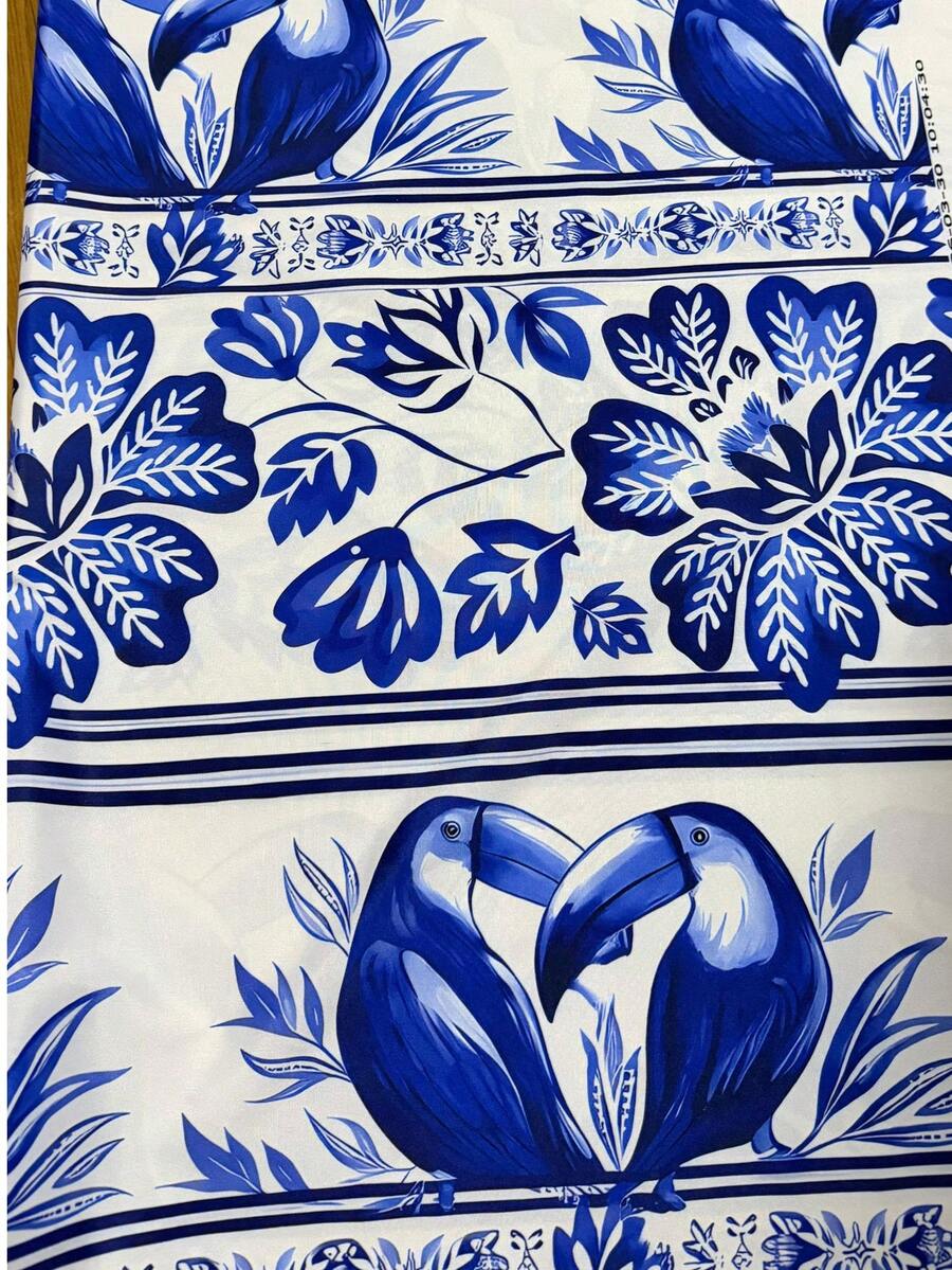 Printed Crepe Fabric 95% Polyester 5% Elastane - 23 - View 1