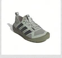 Adidas 男女新款DAROGA 25戶外健行鞋兩棲鞋戶外溯溪涉水鞋 - 綠色 - 查看 8