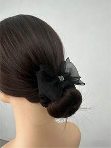 1个亚麻发圈 - 透气柔软弹力发带，温和呵护敏感头皮，轻盈透气，适合夏季穿搭 - 彩色 - 查看 7