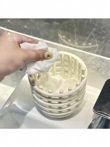 Hộp đựng khăn giấy, hộp đựng kem đánh răng, bàn chải đánh răng, cọ trang điểm, hộp đựng bút trong phòng tắm - Nhiều màu - Xem 4