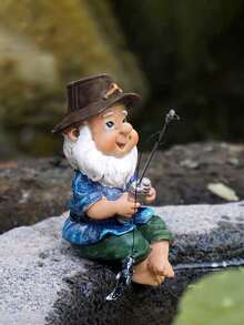 1pc Tượng Gnome Câu Cá Bằng Nhựa Resin Trang Trí Ngoài Trời/Hồ Vườn, Trang Trí Tính Năng Nước, Phù Hợp Cho Làm Vườn Nhà Châu Âu Và Mỹ, Tượng Mini Sáng Tạo, Trang Trí Hồ Ngoài Trời, Vườn Ngoài Trời, Gnome Chân Thực, Lựa Chọn Quà Tặng Tuyệt Vời, Ngư Dân Làm Vườn, Trang Trí Vườn Thường Ngày, Trang Trí Gnome Vườn Nhà (Cần Câu Cá Trong Hộp Tự Dính) - Nhiều kiểu dáng - Xem 7