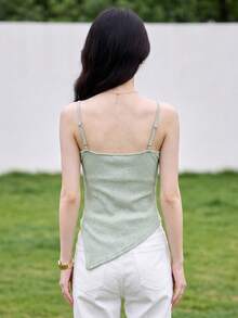 Áo Camisole nữ Y6Y 2026 màu xanh lá cây thanh lịch, thích hợp cho tiệc tùng và đi biển hàng ngày. - màu xanh lá - Xem 2