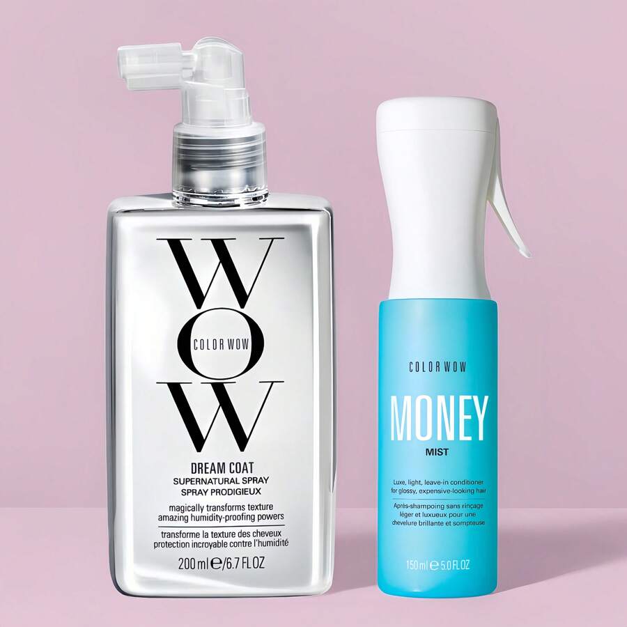 Kit alisador de cabello Wow (2 unidades) - Tratamiento para controlar el encrespamiento y potenciar el brillo. - crema - Ver 1
