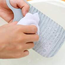 2个迷你搓衣板，塑料悬挂式防滑洗衣搓衣板，多功能便携式旅行搓衣板 - 多色 - 查看 4
