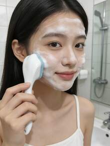 1 cọ rửa mặt, cọ làm sạch sâu lỗ chân lông, cọ tẩy trang lông mềm, cọ rửa mặt hình móng vuốt mèo bằng silicon, dụng cụ làm sạch da mặt - Nhiều màu - Xem 3