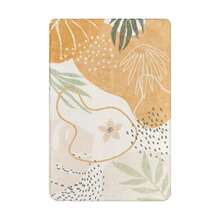 Boho Washable Kitchen Rug - 2x3 Small Non-Slip Entry Rugs for Inside House Soft Throw Area Rugs for Bedroom Botanical Print Floor Doormat Carpet for Bathroom Entryway Laundry Room Room - Gris pardo - Ver 4