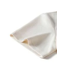 1 chiếc áo thun nam tay ngắn màu mơ, họa tiết jacquard, kiểu dáng ôm sát, cổ tròn, thiết kế đặc biệt, nhẹ nhàng, thích hợp mặc đi làm. - Màu be - Xem 5