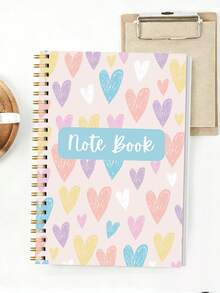 1pc Lined Journal Notebook,160 Pages, 5.6" X 8" Minimalist Weekly Daily Journaling Notebook For Work, School & Note Taking, School Office Supplies Teacher Appreciation Gifts Mothers Day Gift - Love Donation - View 9