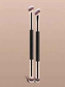 Bộ 5 cọ trang điểm chuyên nghiệp, cọ trang điểm du lịch cầm tay, bộ dụng cụ trang điểm đa năng hai đầu bao gồm cọ nền, cọ phấn phủ, cọ má hồng, cọ che khuyết điểm, cọ tạo khối, cọ mũi, cọ phấn mắt, cọ highlight, lý tưởng để sử dụng tại nhà hoặc khi đi du lịch, dụng cụ trang điểm thiết yếu và phụ kiện làm đẹp, ý tưởng quà tặng tuyệt vời. - Vàng - Xem 13