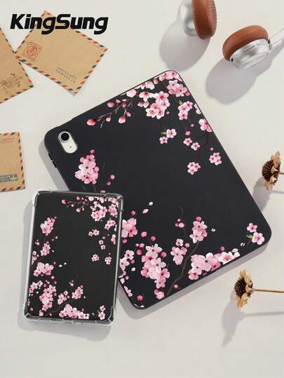 Kingsung Ốp bảo vệ có khe cắm bút, phù hợp với iPad Mini 4/Mini 5/Mini 6/9.7/Pro 11, Air 4/5 10.9 inch/Air 11 inch (M2)-2024, A9 Plus 10.95 inch/A7 10.4 inch, Kindle (thế hệ 11) 2022, Kindle (thế hệ 11-2024) (6 inch). Ốp bảo vệ này có các góc chống sốc và có thể cầm bằng một tay.