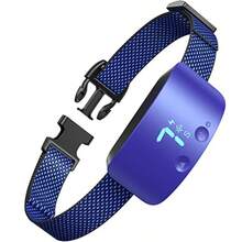 Bark Collar for DogsRechargeable Anti Barking Training Collar with 7 Adjustable Sensitivity and Intensity Beep Vibration for Small Medium Large Dogs Dark Blue - Azul Oscuro - Ver 8