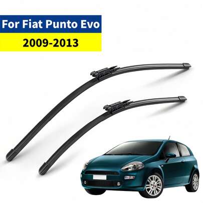 Windshield Wipers Replacement For Fiat Punto (2009-2013), Premium All Weather Front Wiper Set - OEM Quality (Pack Of 2)