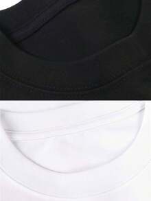 Women T-Shirts - 黑色 - 查看 3