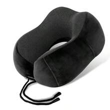 Travel Neck Pillow, Super Comfort Pillow - 黑色 - 查看 1