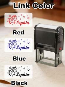 Custom Stamps Self Inking, Personalized Name Return Address Stamp Minimalist Elegant Style For Envelopes Packaging Business Cards, 2 Styles, Customized Text & Icon Stamp Practical Office Home Use Gift For Housewarming Wedding Birthday - Style B - View 6