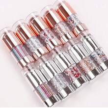 Dụng cụ dập móng nghệ thuật 2 trong 1 bằng silicon có nắp đậy - Dụng cụ dập móng DIY tái sử dụng kèm đá trang trí - Phụ kiện thiết kế và dập móng nghệ thuật - Nhiều màu - Xem 2