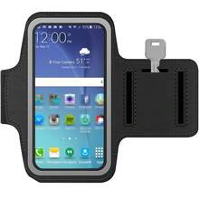 Sports Armband Phone Holder Fits Phones Up To 7.0 Inches, With Key Pocket And Earphone Hole, Compatible With IPhone 15, 14 Pro Max, Galaxy Ultra And Other Smartphones - Black - View 11
