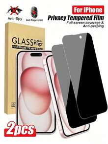 Bộ 2 miếng dán màn hình cường lực hợp kim nhôm, tương thích với iPhone 17/17 Pro Max/17 Pro/17 Air/17/16e/16 Pro Max/16 Pro/16 Plus/16/15 Pro Max/11/11Pro/Promax/Xs/Xr, cảm ứng mượt mà, bảo vệ riêng tư, vừa khít hoàn hảo không bọt khí, tương thích với ốp lưng điện thoại, thiết kế kính cường lực hợp kim nhôm gia cường, màng phim trong suốt mạ điện, màng phim cường lực siêu mỏng cảm ứng mượt mà, phụ kiện điện thoại chống trầy xước và chống sốc, bao bì cứng chống vỡ, quà tặng lý tưởng cho Ngày của Mẹ và sinh nhật. - màu đen - Xem 12