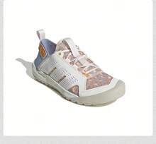 Adidas 男女新款DAROGA 25戶外健行鞋兩棲鞋戶外溯溪涉水鞋 - 米白色/藍色/橘色 - 查看 8