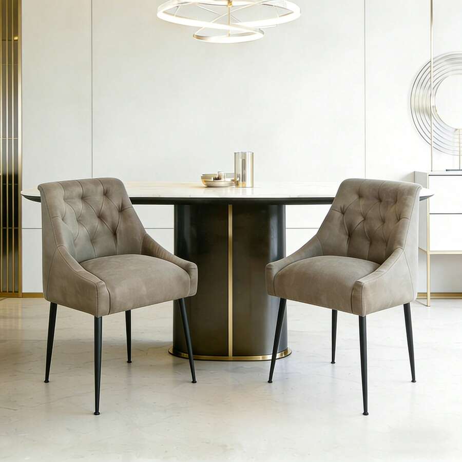 Dining Chairs - Grey - View 1