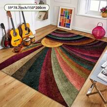 Luxury Carpet - Striped Vintage Carpet Suitable For Living Room, Bedroom, Use - Neutral  Tones - Machine Washable Area With Jumbo Sizes - 16*24 inch/40*60 cm - Xem 8