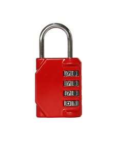 Candado con contraseña de 4 dígitos diseñado para la protección de artículos al aire libre. Adecuado para taquillas de gimnasio, cajas de herramientas, vallas, armarios de almacenamiento, taquillas y armarios deportivos. Candado antirrobo para gimnasio. - multicolor - Ver 17