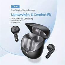 HAVIT Smaller Earbuds, More Comfortable, Al Call Noise Cancelling, Wireless 5.4, 10mm Dynamic Units, Powerful Stereo Sound, For Sports, Android, IOS. - 查看 2