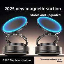 1个升级版360°纳米凝胶磁吸车载手机支架，超强吸力，兼容MagSafe，兼容 17/16/15/14/13/12 Pro Max，可折叠伸缩，适用于汽车/仪表盘/健身房/后视镜 - A - 查看 2