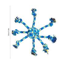 3Pcs/Set Blue Camo Octopus Dog Rope Toys Set, Durable Braided Chew Toys For Small Medium Large Dogs, Interactive Tug-Of-War Pet Toys For Teeth Cleaning & Boredom Relief" Happy Puppy" Happy Puppy Game - Multicolor - View 10