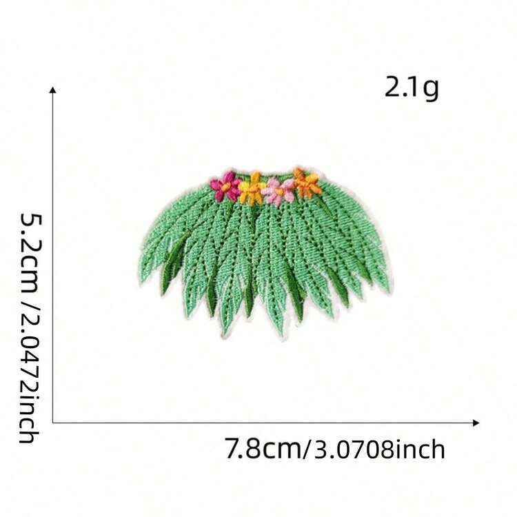 1pc New Hawaii Fabric Patch Series Embroidered Sticker, Suitable For Jackets, Laptops, Embroidery Decoration - Hawaiian Patch - View 14