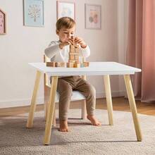 Kids Desk Chairs - White + 60x60x44cm(2 Chairs) - View 6