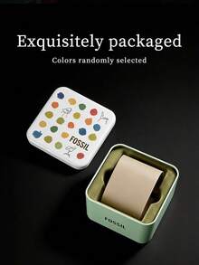 FOSSIL 男士腕表，蓝红表圈，提亮肤色，奢华运动时尚多功能计时码表，光滑亲肤不锈钢表壳，父亲节礼物，生日周年纪念，商务会议，现代精英之选，高端质感，大表盘石英模拟机芯，5ATM 防水 - BQ2771 - 藍色 - 查看 8