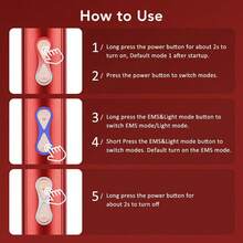 Hailicare Lược massage da đầu điện tử 3 chế độ EMS, đèn đỏ, bình chứa dung dịch 6ml, sạc USB, dụng cụ chăm sóc tóc tại nhà sử dụng hàng ngày. - Đỏ - Xem 9