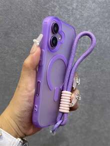 兼容新款 17、16 Pro Max 手机壳，磨砂质感，磁吸式 16，优雅 15 Pro，Niche 14，Viral 13，防摔 12，男女通用，16 Plus - 紫色 - 查看 4