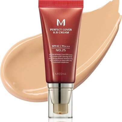  MISSHA BB Cream SPF42 Shade No. 25 – 3-In-1 Skincare, Foundation & UV Protection, Moisturizing, Long-Lasting