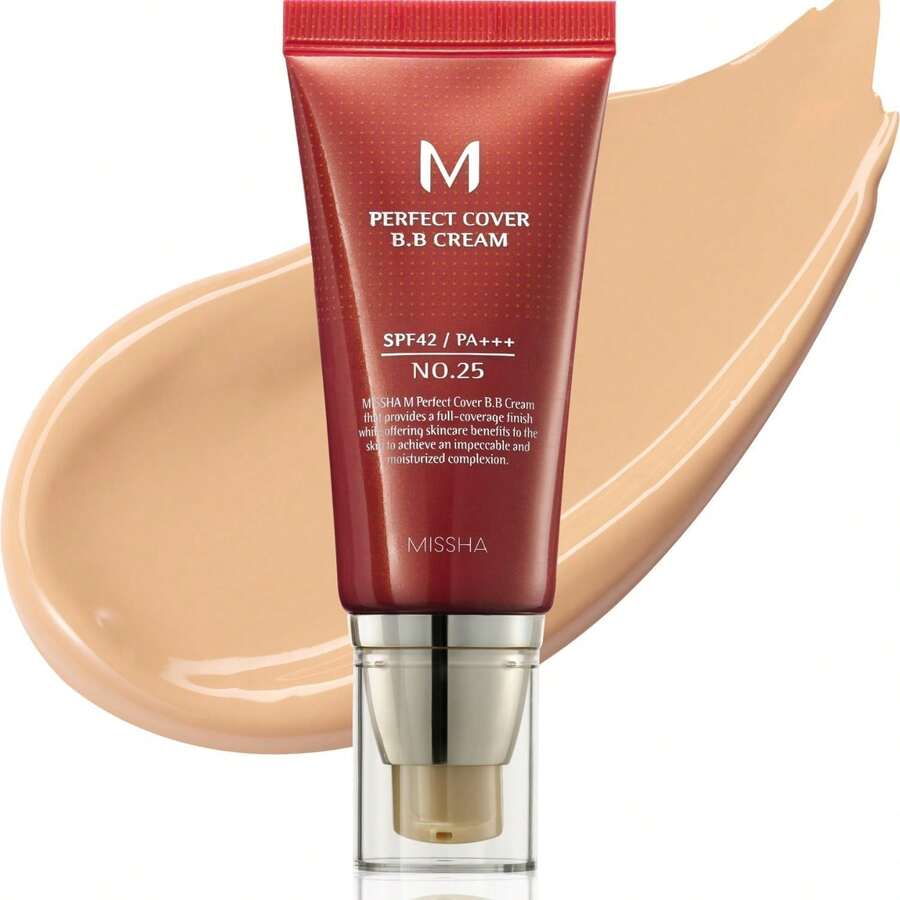 MISSHA BB Cream SPF42 Shade No. 25 – 3-In-1 Skincare, Foundation & UV Protection, Moisturizing, Long-Lasting - Teinte N°25 - View 1