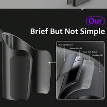 Car Cup Tablet Holder For IPad: Cup Stand Tablet Mount With Adjustable Arm Compatible With IPad Pro Air Mini | Galaxy Tab | Kindle Fire HD Or Other 4.7-12.9" Devices - Default - View 7