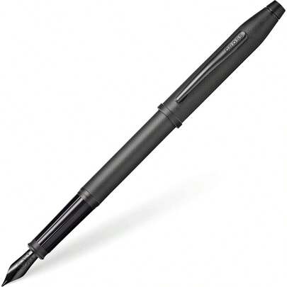 Cross Century II Blk Micro-Knurl Fountain Pen | Fine Nib | Luxury Gift Pen