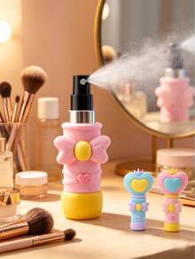 0.17盎司可重复灌装便携式喷雾瓶，心形魔杖喷雾器，迷你化妆喷雾，可爱旅行必备，魔杖香水喷雾瓶，旅行喷雾瓶 - 彩色 - 查看 5