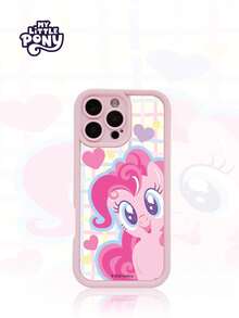 Hasbro MY LITTLE PONY 爱心官方正品卡通少女手机壳，兼容 iPhone 17、17 Air、17 Pro、17 Pro Max、11、12、13、14、15、16 Pro、16 Pro Max、14 Plus、15 Plus、16 Plus、15 Pro Max、16 Pro、16 Pro Max、XR - 粉紅色5 - 查看 3