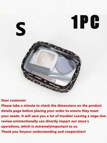 3件套豹纹化妆包，化妆包，洗漱包，旅行收纳包，大容量化妆包，女士化妆包，化妆品收纳包，旅行必备，男女通用洗漱包 - 豹紋 - 查看 18