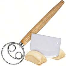 Stainless Steel Coil Whisk Set, Multi-Function Dough Scraper Baking Tool Kit - Kitchen Tools And Baking Supplies - Multicolor - View 10