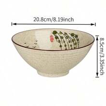 Bát mì ramen kiểu Nhật 8 inch, bát toque kiểu Nhật, bát súp, bát mì ramen vẽ tay, đồ dùng nhà bếp bằng gốm sứ, thích hợp cho mì ramen, mì tonkotsu, mì Ý, lý tưởng cho gia đình, nhà hàng, tụ họp, món quà tuyệt vời cho Ngày của Cha, Ngày của Mẹ, Lễ Phục Sinh. - Nhiều màu - Xem 5