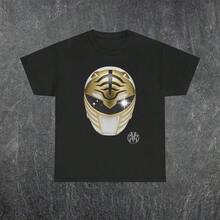 Black Power Ranger Dino Thunder Series T-Shirt, 100 Percent Cotton Unisex Tee, Graphic Tee, Power Rangers Shirt, Gift For Power Rangers Fan - Black 2 - View 6
