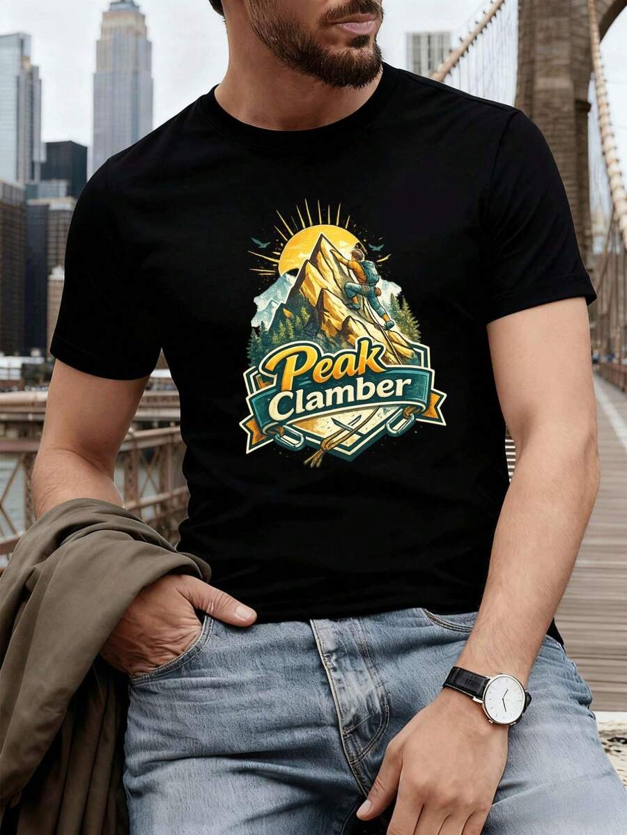 Men T-Shirts - Black - View 1