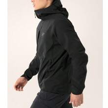Arc'teryx Gamma MX  Versatile Softshell Hooded Jacket For Men Women, Lightweight Windproof Water-Resistant Outdoor Commute Coat - Black - View 5
