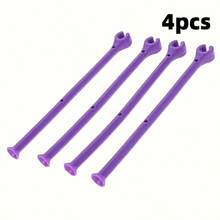 4/8pcs Adjustable Silicone Wine Glass Holder - Non-Slip Design, Dishwasher , Space-Saving For Home Bar, Kitchen And Entertainment - Multicolor - View 11