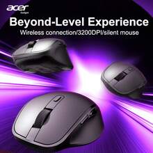 Acer OMR283 Wireless Silent Mouse, Lightweight Material Ergonomic Design For Comfortable Grip, 6 Buttons For Convenient Operation, 3200 DPI For Smooth Performance, Compatible With Laptops, PCs, IOS, Android And Other Devices - View 5