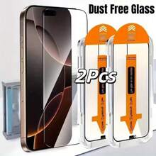 兼容 17 Pro Max/17 Pro/17 Air/17E/16 Pro Max/15/14/13/12/11/X/XR/Xs Max,带可拉出式防尘隔层,即插即用,全屏保护膜,防刮花,防指纹,超高清 - 無色 - 查看 20